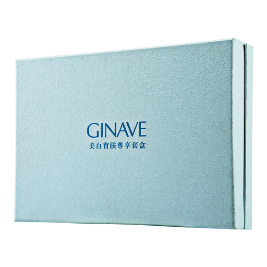 简约清新时尚高档化妆品礼盒——GINAVE